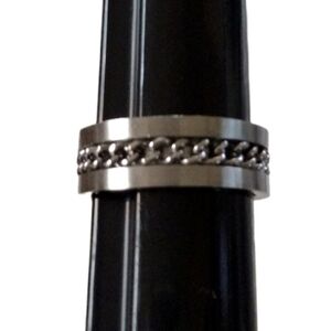 Men's Stainless Steel Chain Ring 9.5 NWOT